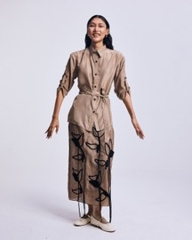 Sketch In Thread Skirt