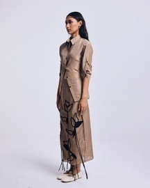 Sketch In Thread Skirt