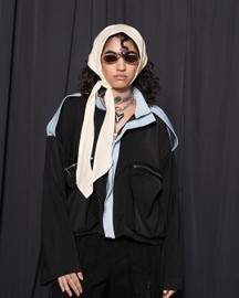 Cropped Colorblock Jacket