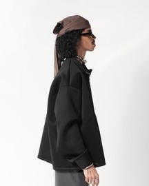 Cropped Colorblock Jacket