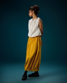 Elastic Hem Tie Top