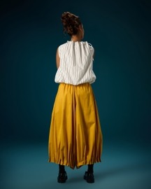 Elastic Hem Tie Top