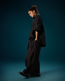 High-Low Pleat Top