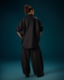 High-Low Pleat Top