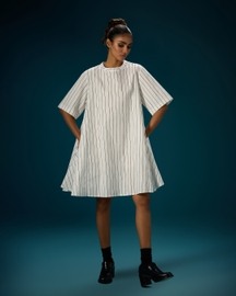 Flare Side Panel Dress
