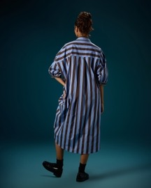 Uneven Buttoning Shirt