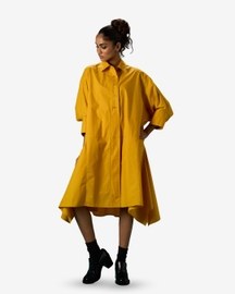Asymmetrical Panel Shirt Dress