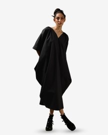 Side Cowl Two-Way Dress