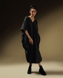 Side Cowl Two-Way Dress