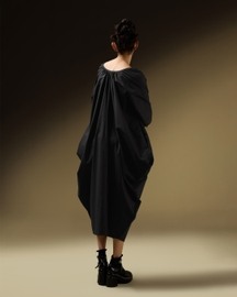 Side Cowl Two-Way Dress