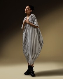 Side Cowl Two-Way Dress