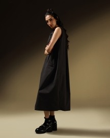 Sleeveless Cocoon Jacket Dress