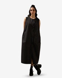 Sleeveless Cocoon Jacket Dress