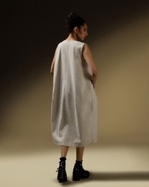 Sleeveless Cocoon Jacket Dress
