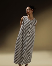 Sleeveless Cocoon Jacket Dress