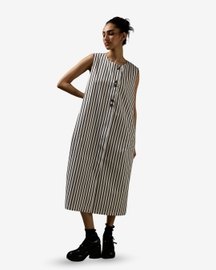 Sleeveless Cocoon Jacket Dress