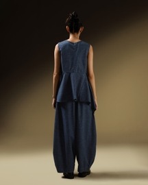 Rouche Panel Sleeveless Top