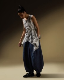Rouche Panel Sleeveless Top