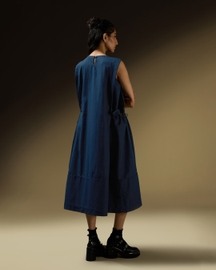 Shoulder Panel Sleeveless Dress