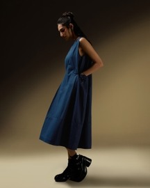 Shoulder Panel Sleeveless Dress