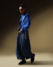 Rouched Hem Pleat Shirt