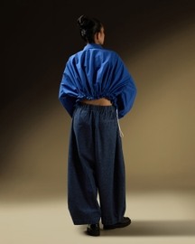 Rouched Hem Pleat Shirt