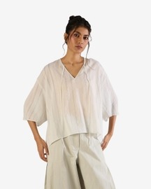 Back Tie V-Neck Top