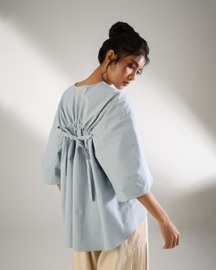 Back Tie V-Neck Top
