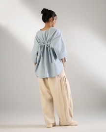 Back Tie V-Neck Top
