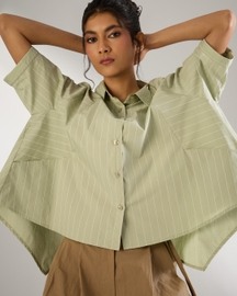 Side Yoke Flare Shirt