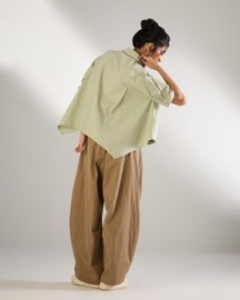 Side Yoke Flare Shirt