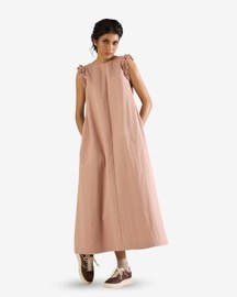 Shoulder Frill Dress