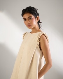 Shoulder Frill Dress