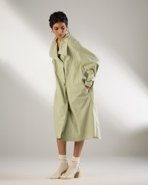 Drape Collar Jacket Dress