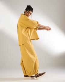 Rouche Sleeve Shirt Jacket