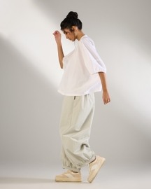 Zipper Drop Shoulder Shirt