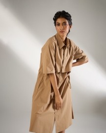 Front Layer Shirt Dress