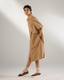 Front Layer Shirt Dress