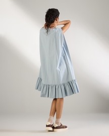 Frill Hem Sleeveless Dress