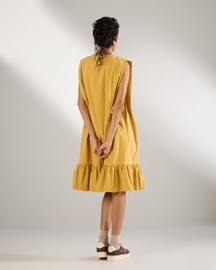 Frill Hem Sleeveless Dress
