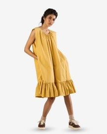 Frill Hem Sleeveless Dress