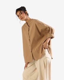 Back Pleat Easy-Fit Shirt