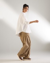 Back Pleat Easy-Fit Shirt