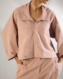 Metal Button Two-Way Shirt