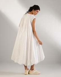 Soft Gather Sleeveless Dress