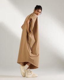 Rounded Drape Dress