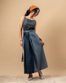 Louisa Upcycled Denim Dress