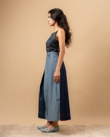 Louisa Upcycled Denim Dress