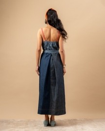 Louisa Upcycled Denim Dress