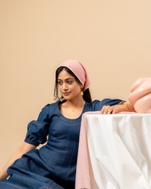 Isabelle Upcycled Denim Dress